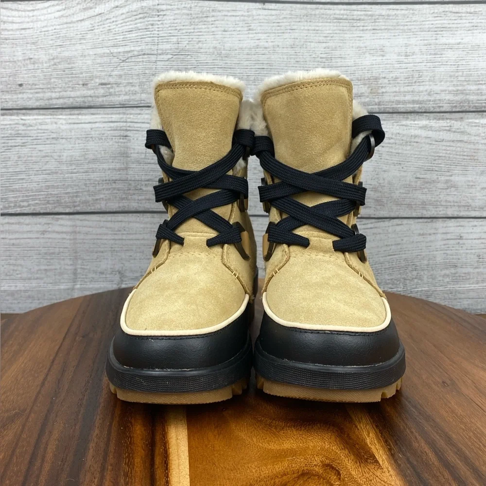 Sorel Tivoli IV Waterproof Tan Lace Up Winter Boot NL3425-373 Women’s Size 6.5